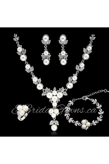 Jewelry Set Women's Anniversary / Wedding / Engagement / Birthday / Gift / Party / Daily / Special Occasion Jewelry Sets AlloyImitation