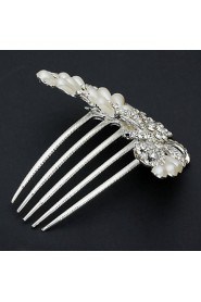 Women's Rhinestone / Alloy / Imitation Pearl Headpiece-Wedding / Special Occasion / Office & Career Hair Combs