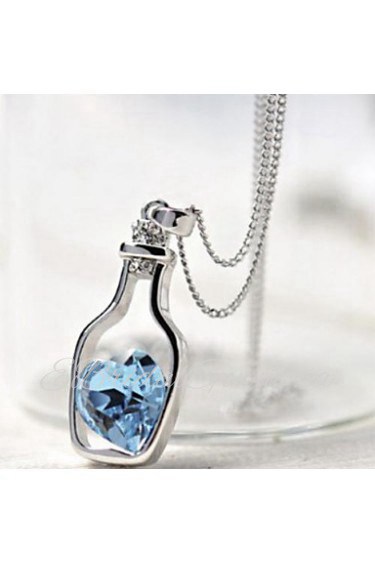 Wishing Bottles Crystal Necklace