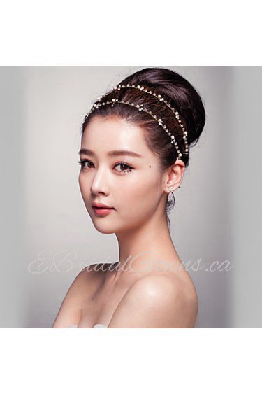 Crystal / Imitation Pearl Honey Twig Headpiece-Wedding / Special Occasion / Outdoor Headbands 1 Piece