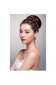 Crystal / Imitation Pearl Honey Twig Headpiece-Wedding / Special Occasion / Outdoor Headbands 1 Piece