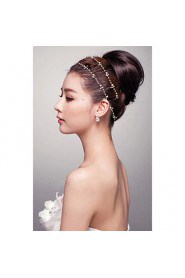 Crystal / Imitation Pearl Honey Twig Headpiece-Wedding / Special Occasion / Outdoor Headbands 1 Piece