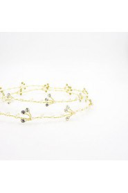 Crystal / Imitation Pearl Honey Twig Headpiece-Wedding / Special Occasion / Outdoor Headbands 1 Piece