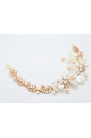 Women's / Flower Girl's Alloy / Imitation Pearl Headpiece-Wedding / Special Occasion Headbands / Hair Combs 3 Pieces