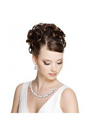 Jewelry Set Women's Gift / Party Jewelry Sets Imitation Pearl Rhinestone Earrings / Necklaces White