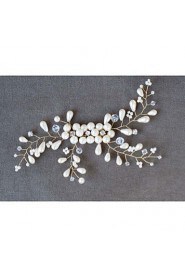 Bride's Flower Shape Rhinestone Hair Comb Wedding Hair Clip Accessories 1 PC