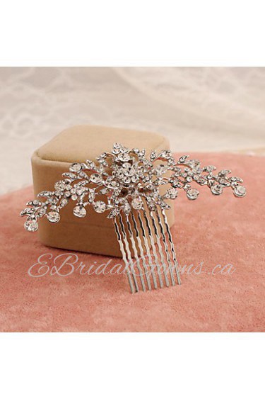 Women's Rhinestone / Alloy Headpiece-Wedding / Special Occasion Hair Combs 1 Piece