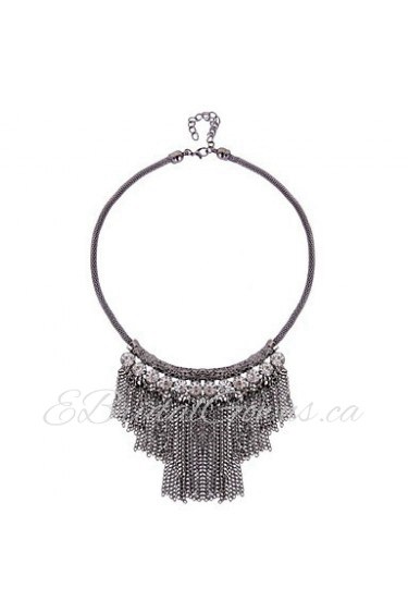 Women's Alloy Necklace Daily Rhinestone