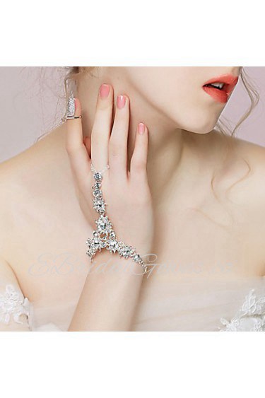 Women's Chain Bracelet Alloy Rhinestone