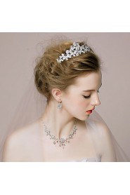 Women's Alloy/Rhinestone/Imitation Pearl Wedding/Party Jewelry Set