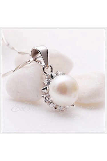 Vintage Natural Fresh Water Pearl Statement Sunflower Necklace Real 925 Silver Round Beads Pendant Women Jewelry