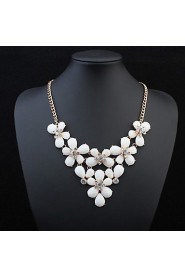 Bohemia Super Flash Rhinestone Colorful Flower Necklaces For Women Accessories