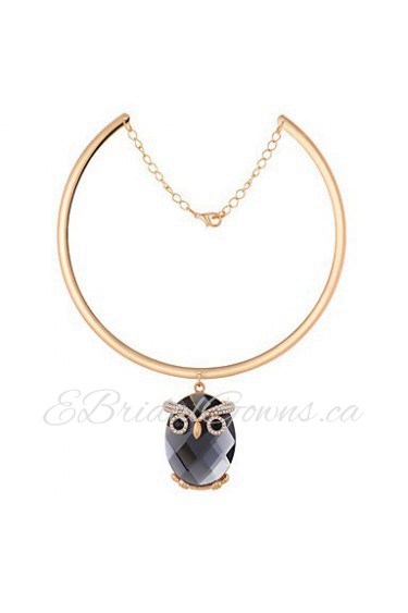 Women's Alloy Necklace Daily Crystal