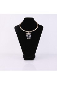 Women's Alloy Necklace Daily Crystal-61161070