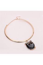 Women's Alloy Necklace Daily Crystal-61161070