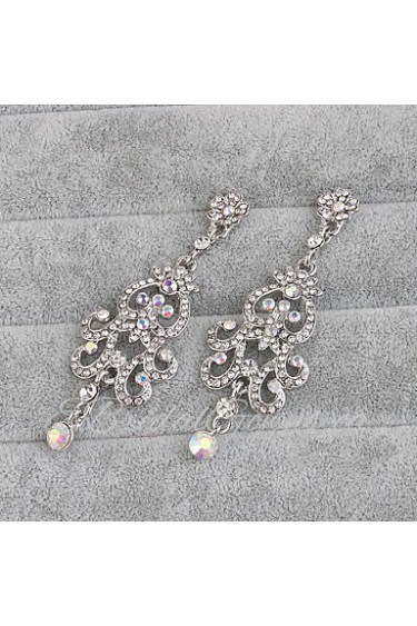 Drop Earrings Women's Alloy Earring Rhinestone