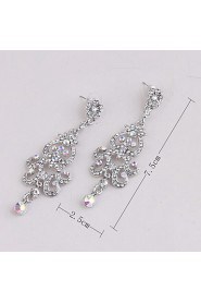 Drop Earrings Women's Alloy Earring Rhinestone