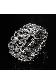 Women's Chain / Round Bangles Bracelet Alloy Rhinestone