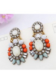 Jewelry Charm Fashion Wedding Earrings With Rhinestone Drop Earring Gold Plated Crystal Dangle Earrings For Women