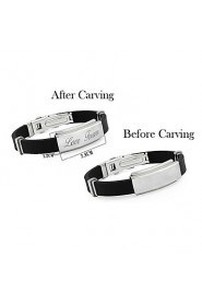 Personalized Unisex Fashion Bracelet Stainless Steel inspirational bracelets