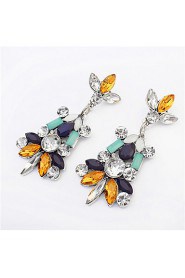 Statement Jewelry Fashion Classic Irregular Geometric Plant Flowers Drop Earrings Advanced Jewelry