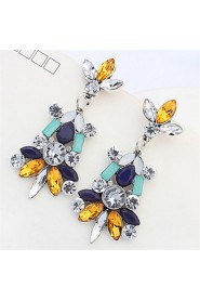 Statement Jewelry Fashion Classic Irregular Geometric Plant Flowers Drop Earrings Advanced Jewelry