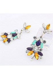 Statement Jewelry Fashion Classic Irregular Geometric Plant Flowers Drop Earrings Advanced Jewelry