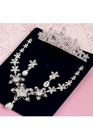 Jewelry Set Women's Anniversary / Wedding / Engagement / Birthday / Gift / Party / Special Occasion Jewelry Sets Alloy / Rhinestone