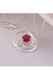 Cremation Jewelry 925 sterling silver Geometric Flower with Colorful Zircon Pendant Necklace for Women