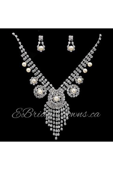 Jewelry Set Women's Anniversary / Engagement / Birthday / Party / Special Occasion Jewelry Sets Cubic Zirconia / Alloy Cubic Zirconia