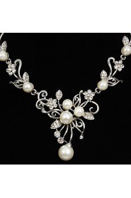 Jewelry Set Women's Anniversary / Wedding / Engagement / Birthday / Gift / Party / Special Occasion Jewelry Sets AlloyImitation Pearl /