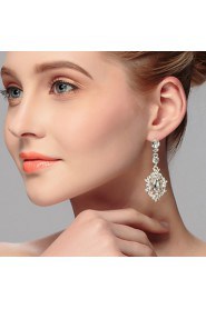 Drop Earrings Women's Alloy Earring Rhinestone