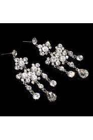 Women's Alloy/Rhinestone Wedding/Party Jewelry Set