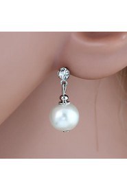 Jewelry Set Women's Wedding / Daily Jewelry Sets Alloy Imitation Pearl Necklaces / Earrings Silver