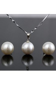 Jewelry Set Women's Wedding / Daily Jewelry Sets Alloy Imitation Pearl Necklaces / Earrings Silver