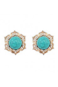 New Arrival Elegant Fashion Cute Women Ladies Girls Jewelry Bohemia 3 Colors Rose Sun Flower Stud Earrings