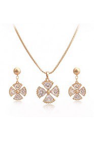 Westernrain Women's Alloy / Titanium Jewelry Set Rhinestone