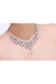 Jewelry Set Women's Anniversary / Wedding / Engagement / Birthday / Gift / Party / Daily / Special Occasion Jewelry Sets Silver / Alloy