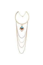 Women's Alloy Necklace Daily Turquoise