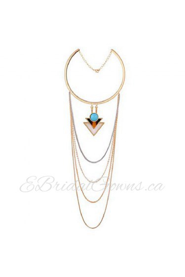 Women's Alloy Necklace Daily Turquoise