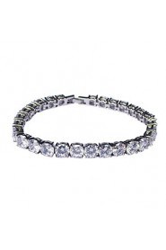 Women's Tennis Bracelet Alloy Crystal/Cubic Zirconia