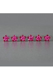 Gorgeous Crystals Wedding Bridal Pins/ Flowers,6 Pieces More Colors Available