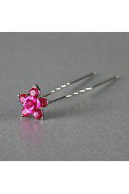 Gorgeous Crystals Wedding Bridal Pins/ Flowers,6 Pieces More Colors Available