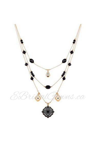 Women's Alloy Necklace Daily Acrylic