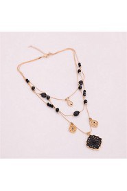 Women's Alloy Necklace Daily Acrylic-61161038