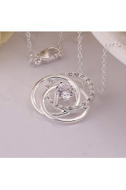 Cremation Jewelry 925 sterling silver Geometric Flower with Colorful Zircon Pendant Necklace for Women