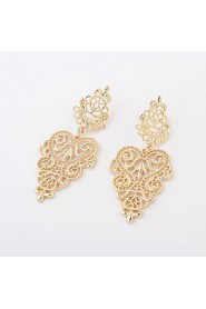 Women's Fashion Wild Hollow Bohemian Alloy Drop Earrings