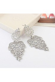 Women's Fashion Wild Hollow Bohemian Alloy Drop Earrings