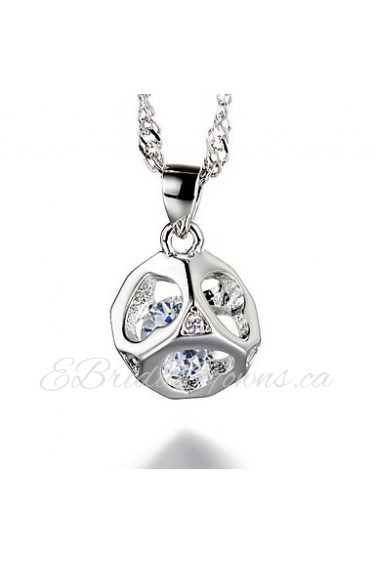 925 Sterling Silver Necklace Love Wish Women's Wedding Jewelry