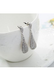 Fashion Shinning Zircon Crystal Statement Earring Delicate Bridal Wedding Earring